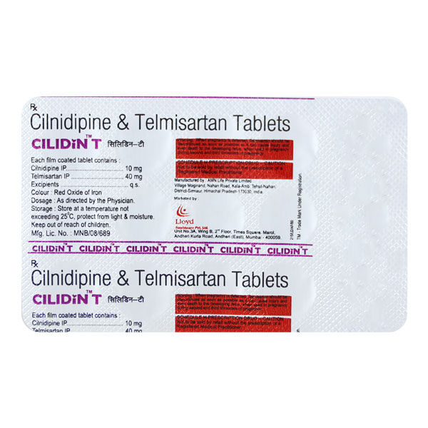 Cilidin T 10mg/40mg Tablet