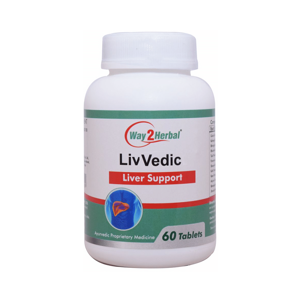Way2Herbal Liv Vedic Liver Support Tablet
