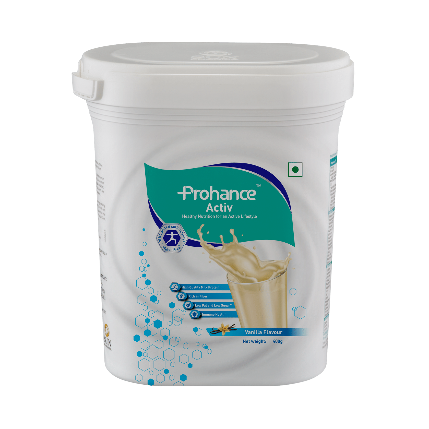 Prohance Activ  Supplement with Antioxidants for Immunity | Gluten Free | Flavour Powder Vanilla