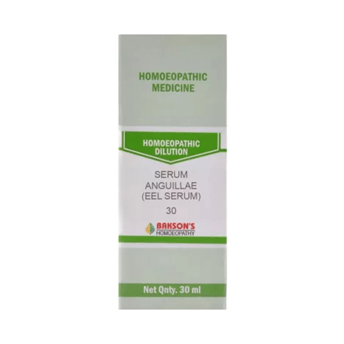 Bakson's Homeopathy Serum Anguillae (Eel Serum) Dilution 30