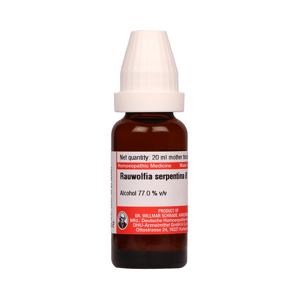Dr Willmar Schwabe Germany Rauwolfia Serpentina Mother Tincture Q